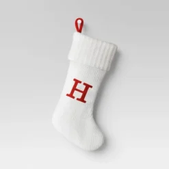 Knit Monogram Christmas Stocking White - Wondershop™ -Wondershop Sales GUEST 0000446e 449e 49b8 8467 36c1c2c81ca9