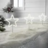 3pc Christmas LED Neon Star Novelty Pathway Marker - Wondershop™