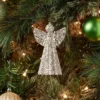 Glittered Angel Christmas Tree Ornament - Wondershop™