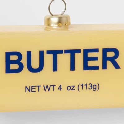 Glass Butter Christmas Tree Ornament - Wondershop™: Novelty Kitchen Decor, Indoor Use 2 Glass Butter Christmas Tree Ornament - Wondershop™: Novelty Kitchen Decor, Indoor Use - Image 2