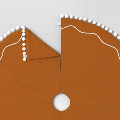 48" Christmas Gingerbread Scene Tree Skirt Brown - Wondershop™ 4 48" Christmas Gingerbread Scene Tree Skirt Brown - Wondershop™ - Image 4