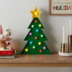 17" Marquee Christmas Tree Novelty Sculpture Light - Wondershop™