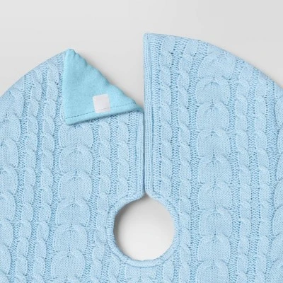 16" Cable Knit Mini Christmas Tree Skirt - Wondershop™ 3 16" Cable Knit Mini Christmas Tree Skirt - Wondershop™ - Image 3