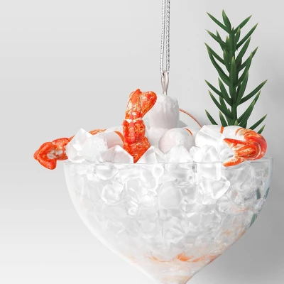 4" Christmas Shrimp Cocktail Ornament - Wondershop™ 2 4" Christmas Shrimp Cocktail Ornament - Wondershop™ - Image 2