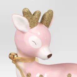 Christmas Ceramic Sitting Deer Décor Pink - Wondershop™ -Wondershop Sales GUEST 11e82d3e 688d 4866 a707 77e48b77be26