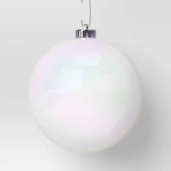 4ct 150mm Christmas Ornament Set Iridescent White/Clear - Wondershop™ 5 4ct 150mm Christmas Ornament Set Iridescent White/Clear - Wondershop™ -Wondershop Sales GUEST 1352eb7e 20eb 4a2f b74d 5cd01a74d352