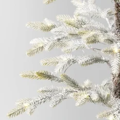 Pre-lit Flocked Balsam Fir Artificial Christmas Tree With Basket Base Warm White LED Lights - Wondershop™ 9 Pre-lit Flocked Balsam Fir Artificial Christmas Tree With Basket Base Warm White LED Lights - Wondershop™ -Wondershop Sales GUEST 1375f341 c5b3 4593 a207 a71107c3fefa