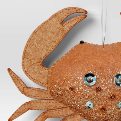 Christmas Fabric Crab Ornament - Wondershop™ 2 Christmas Fabric Crab Ornament - Wondershop™ - Image 2