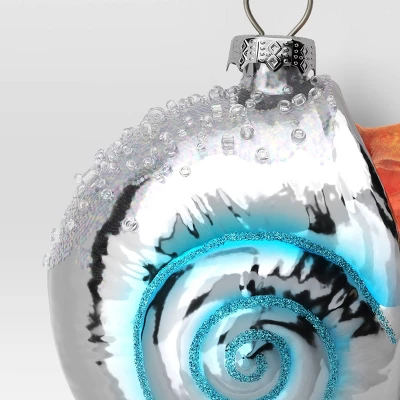 Christmas Glass Hermit Crab Ornament - Wondershop™ 2 Christmas Glass Hermit Crab Ornament - Wondershop™ - Image 2