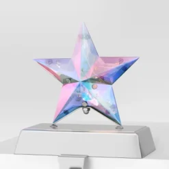 2pk Christmas Lit Iridescent Star Stocking Holder - Wondershop™ -Wondershop Sales GUEST 162c2836 a0eb 47c6 ace9 240717dbcac8
