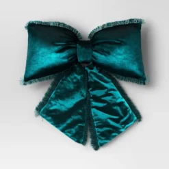 20" Christmas Bow Shaped Pillow - Wondershop™ -Wondershop Sales GUEST 1a4e4c95 1711 4371 8132 a0ad7934dedf