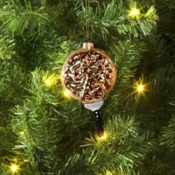 Christmas Glass Pizza Ornament - Wondershop™