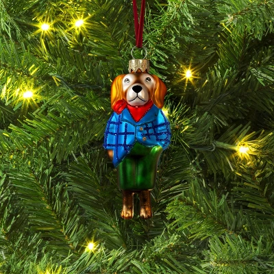 Christmas Glass Dachshund Dog Ornament - Wondershop™ 1 Christmas Glass Dachshund Dog Ornament - Wondershop™