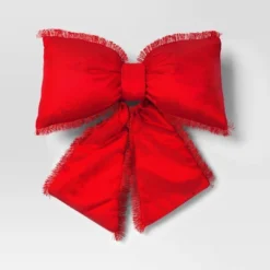 20" Christmas Bow Shaped Pillow - Wondershop™ -Wondershop Sales GUEST 2e14e18e 8dca 4079 adfa 739d7ee37fc3