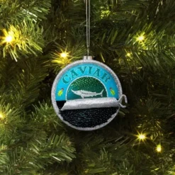 Christmas Glass Caviar Ornament - Wondershop™