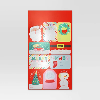 50ct Christmas Peel And Stick Gift Tags Merry/Joy/Snow - Wondershop™ 2 50ct Christmas Peel And Stick Gift Tags Merry/Joy/Snow - Wondershop™ - Image 2