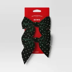 2ct Metallic Polka Dot Christmas Decorative Bow - Wondershop™ -Wondershop Sales GUEST 3bc15ebf 8d34 4a6f ae85 3ae3720a270b