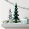 9.13' Christmas Glass Tree Silver - Wondershop™