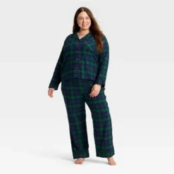 Women's Plaid Flannel Long Sleeve Shirt And Pants Holiday Matching Family Pajama Set - Wondershop™ Navy Blue 9 Women's Plaid Flannel Long Sleeve Shirt And Pants Holiday Matching Family Pajama Set - Wondershop™ Navy Blue -Wondershop Sales GUEST 461cf299 f9d7 43b2 9e71 de216c6079d3