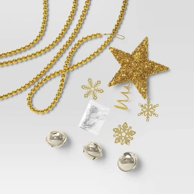 12pc Christmas Mini Tree Decor Trim Set - Wondershop™ 5 12pc Christmas Mini Tree Decor Trim Set - Wondershop™ - Image 5