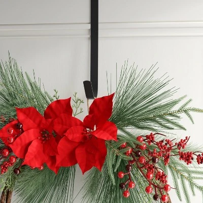 13.5" Christmas Metal Wreath Hanger Black - Wondershop™ 2 13.5" Christmas Metal Wreath Hanger Black - Wondershop™ - Image 2