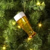 4" Christmas Glass Beer Ornament - Wondershop™