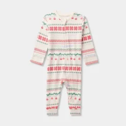 Baby "Let It Snow" Fair Isle Cozy Knit Holiday Matching Family Pajama Union Suit - Wondershop™ Cream 7 Baby "Let It Snow" Fair Isle Cozy Knit Holiday Matching Family Pajama Union Suit - Wondershop™ Cream -Wondershop Sales GUEST 57a16be1 7af6 4dd7 bc33 acd030cdb0db