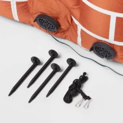 6' LED Animated Santa In Chimney Christmas Inflatable Decoration Red - Wondershop™: Festive Outdoor Display With Lights -Wondershop Sales GUEST 5952094d 2d7e 413d 8da6 d0a66d940ec7