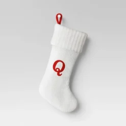 Knit Monogram Christmas Stocking White - Wondershop™ -Wondershop Sales GUEST 59f014a5 508e 4532 bdc8 9a4dc12ae57e