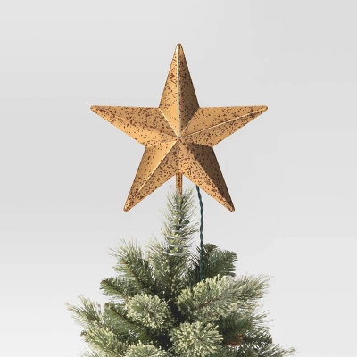 10" Pre-lit Faux Mercury Star Christmas Tree Topper - Wondershop™ 2 10" Pre-lit Faux Mercury Star Christmas Tree Topper - Wondershop™ - Image 2