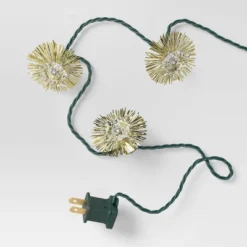 20ct Christmas Tinsel Lights Gold With Warm White Lights With Green Wire - Wondershop™ 5 20ct Christmas Tinsel Lights Gold With Warm White Lights With Green Wire - Wondershop™ -Wondershop Sales GUEST 6486fa41 58f8 4962 88df f429af3d78e3