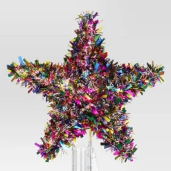 11" Lit-Led Multi Tinsel Star Twinkle Warm White Lights Christmas Tree Topper - Wondershop™ 5 11" Lit-Led Multi Tinsel Star Twinkle Warm White Lights Christmas Tree Topper - Wondershop™ -Wondershop Sales GUEST 679e2025 0a32 4c2c 9ed7 22afd1274717