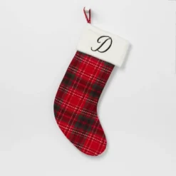 20" Plaid Monogram Christmas Holiday Stocking With Faux Fur Cuff Red/Green/White - Wondershop™ 25 20" Plaid Monogram Christmas Holiday Stocking With Faux Fur Cuff Red/Green/White - Wondershop™ -Wondershop Sales GUEST 6930a560 ae47 43b4 98c0 6f29304a5ebb