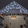 70ct LED Christmas Icicle Lights With White Wire - Wondershop™