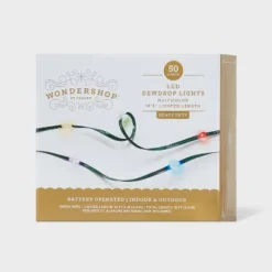 50ct LED Heavy Duty Dewdrop Christmas Indoor Fairy String Lights With Green Wire - Wondershop™ 9 50ct LED Heavy Duty Dewdrop Christmas Indoor Fairy String Lights With Green Wire - Wondershop™ -Wondershop Sales GUEST 6997bc27 7da0 4b12 aa1c d0b9ca0ade68