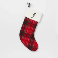 20" Plaid Monogram Christmas Holiday Stocking With Faux Fur Cuff Red/Green/White - Wondershop™ 30 20" Plaid Monogram Christmas Holiday Stocking With Faux Fur Cuff Red/Green/White - Wondershop™ -Wondershop Sales GUEST 6a0330f4 5115 4749 a47d 6ff81c6c2798