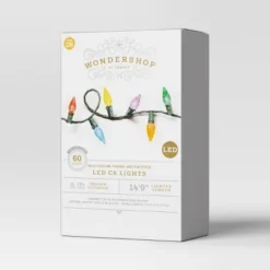 60ct LED Faceted C6 Christmas String Lights Twinkling With Green Wire - Wondershop™ -Wondershop Sales GUEST 715e628a 22b0 438d 93a1 e5d836148bad