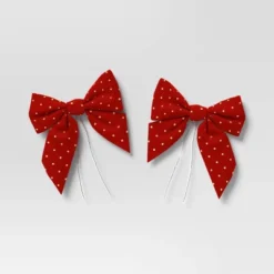 2ct Metallic Polka Dot Christmas Decorative Bow - Wondershop™ -Wondershop Sales GUEST 7805a6cf 581e 4744 9c41 b6d1da4d13ed