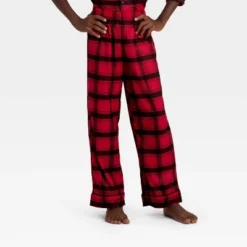 Kids' Plaid Long Sleeve Shirt And Pants Holiday Matching Family Pajama Set - Wondershop™ Red/Black -Wondershop Sales GUEST 7c662e03 8eb9 4bbe b9b0 29111d5f6e0f