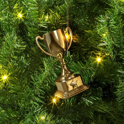 Christmas Gold Resin Trophy Ornament - Wondershop™ 1 Christmas Gold Resin Trophy Ornament - Wondershop™