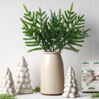 4pc Christmas Pick Set 2 Cedar Picks 2 Norfolk Pine - Wondershop™ 1 4pc Christmas Pick Set 2 Cedar Picks 2 Norfolk Pine - Wondershop™