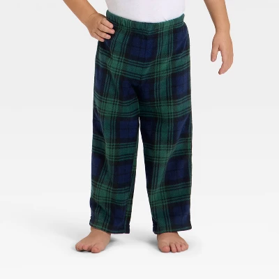 Toddler Plaid Microfleece Holiday Matching Family Pajama Pants - Wondershop™ Navy Blue 1 Toddler Plaid Microfleece Holiday Matching Family Pajama Pants - Wondershop™ Navy Blue
