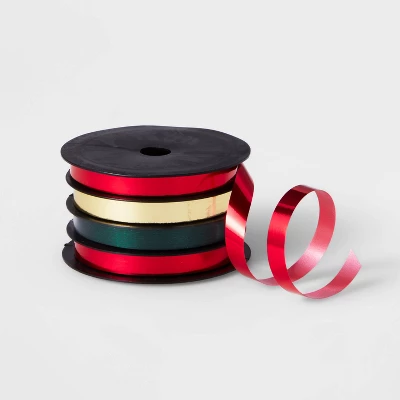 3/8" Christmas Curl Ribbon 72' - Wondershop™ 5 3/8" Christmas Curl Ribbon 72' - Wondershop™ - Image 5