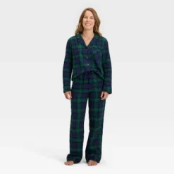 Women's Plaid Flannel Long Sleeve Shirt And Pants Holiday Matching Family Pajama Set - Wondershop™ Navy Blue 8 Women's Plaid Flannel Long Sleeve Shirt And Pants Holiday Matching Family Pajama Set - Wondershop™ Navy Blue -Wondershop Sales GUEST 8baa454d 60d7 4aea 8019 f091b2e198ae