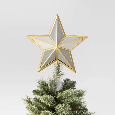 12.25" Warm White Lights Faceted Star Christmas Tree Topper Gold - Wondershop™: Indoor Decor: Indoor Decor: Indoor Decor 2 12.25" Warm White Lights Faceted Star Christmas Tree Topper Gold - Wondershop™: Indoor Decor: Indoor Decor: Indoor Decor - Image 2