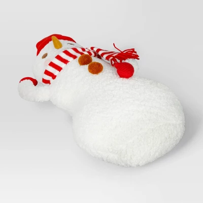 18" Christmas Snowman Pillow - Wondershop™ 2 18" Christmas Snowman Pillow - Wondershop™ - Image 2