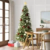 Christmas Lit Auto Rotating Star 8 Point Gold Tree Topper - Wondershop™