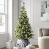 5.5' Pre-Lit Indexed Balsam Fir Artificial Christmas Tree With Twinkling White LED Lights - Wondershop™