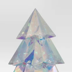 9.6" Christmas Lit Iridescent Tree Decor - Wondershop™ -Wondershop Sales GUEST 945a9b85 4289 4d39 9b07 fbce33307243