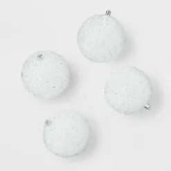 9pc Tinsel Ball Christmas Tree Ornament Set - Wondershop™ -Wondershop Sales GUEST 94b63486 dc02 4b44 a96b 373664130da7